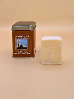 Perfumy w kostce w metalowym pudełku - Piżmo