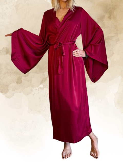 Szlafrok émoa satynowy różne kolory